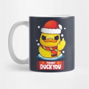 Merry Duck You Mug